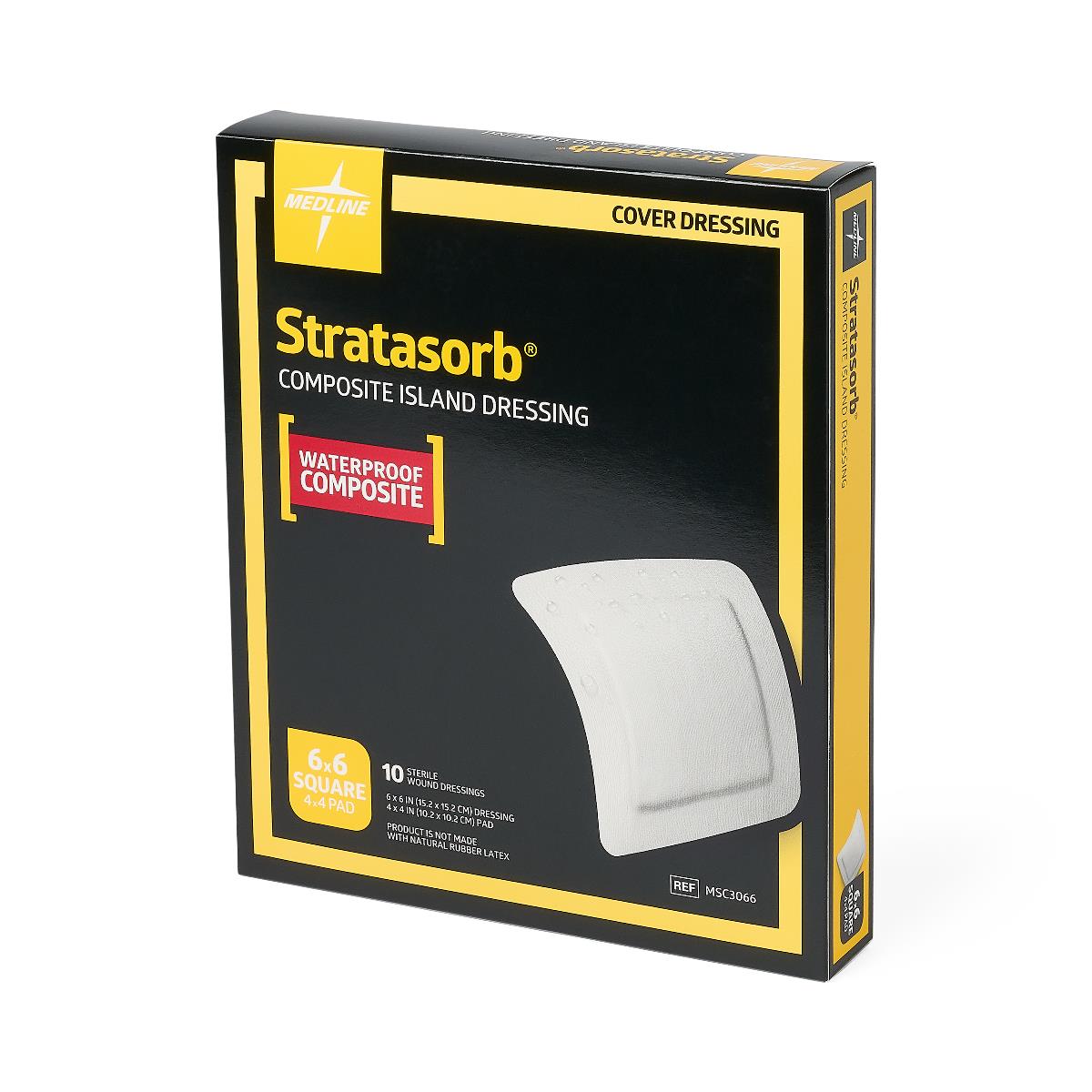 Stratasorb Waterproof Adhesive Island Wound Dressings