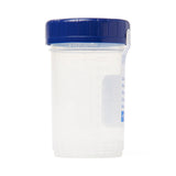 Click-N-Close Pneumatic Tube Specimen Containers with Blue Lid