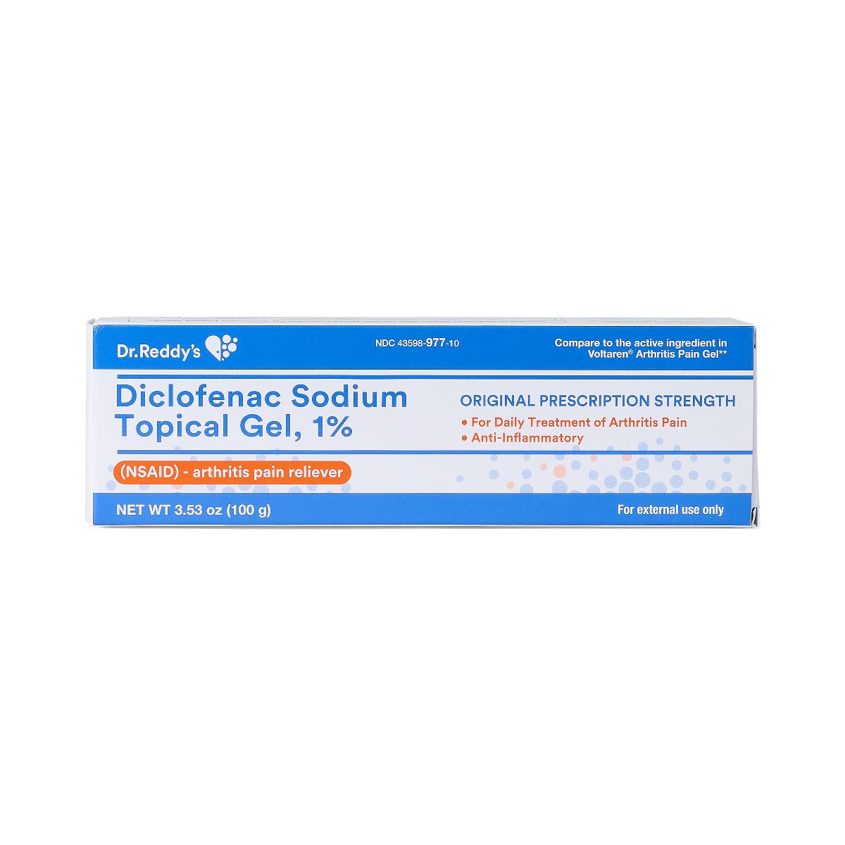 Dr. Reddy's Diclofenac Sodium Topical Gel, 1%