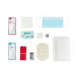 Medline Central Line Dressing Trays with Alcohol/PVP Swabsticks