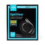 Transparent Dressing Optiview 6 X 6 Inch 2 Tab Delivery Round Sterile - Behope