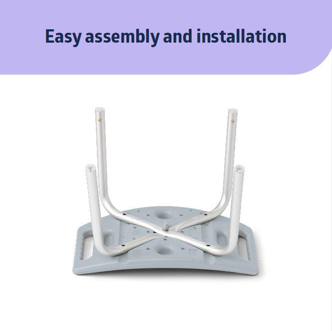 Medline Bathe Safe and Easy Kits for Caregivers with Shower Chair