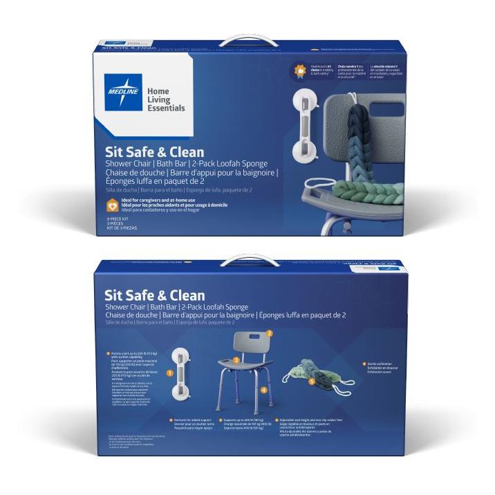 Medline Sit Safe and Clean Kit for Caregivers - BeHope