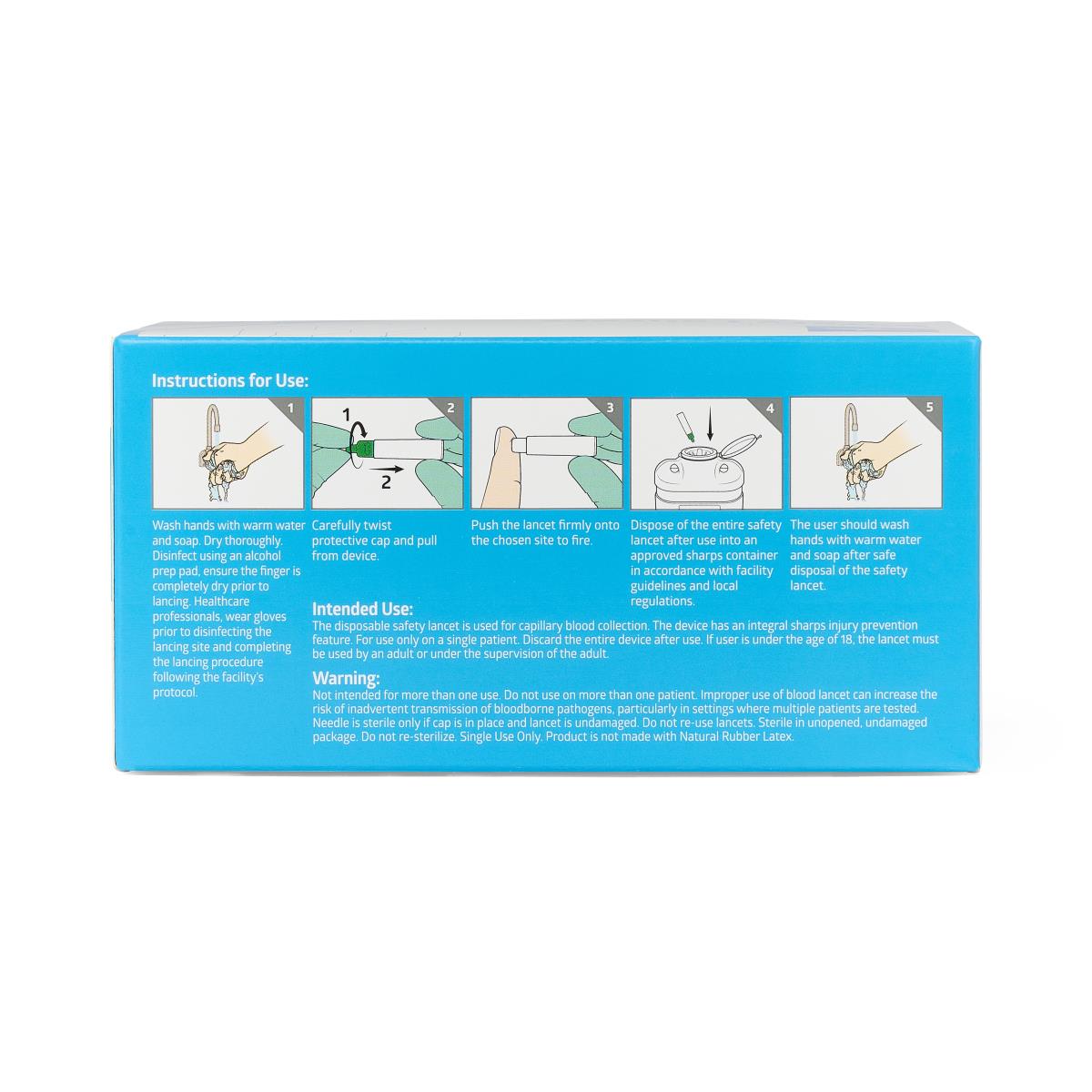 Medline Pressure Activation Safety Lancets