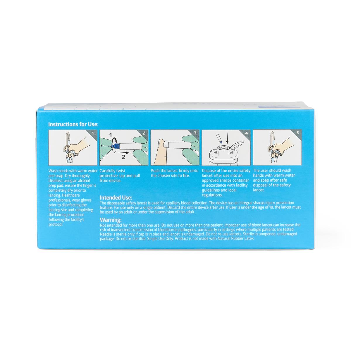 Medline Pressure Activation Safety Lancets