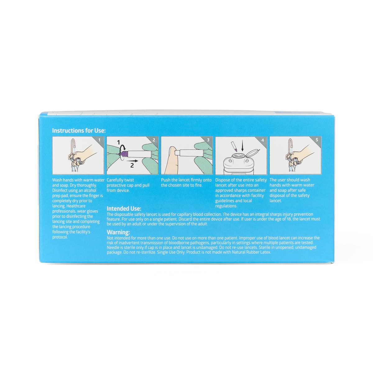 Medline Pressure Activation Safety Lancets