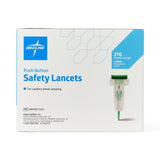 Medline Push Button Safety Lancets