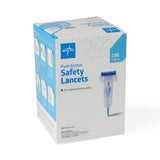 Medline Push Button Safety Lancets