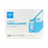 Medline Push Button Safety Lancets