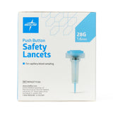Medline Push Button Safety Lancets