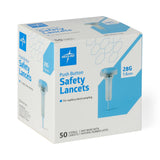 Medline Push Button Safety Lancets
