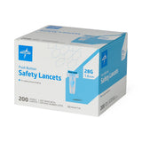 Medline Push Button Safety Lancets