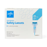 Medline Push Button Safety Lancets