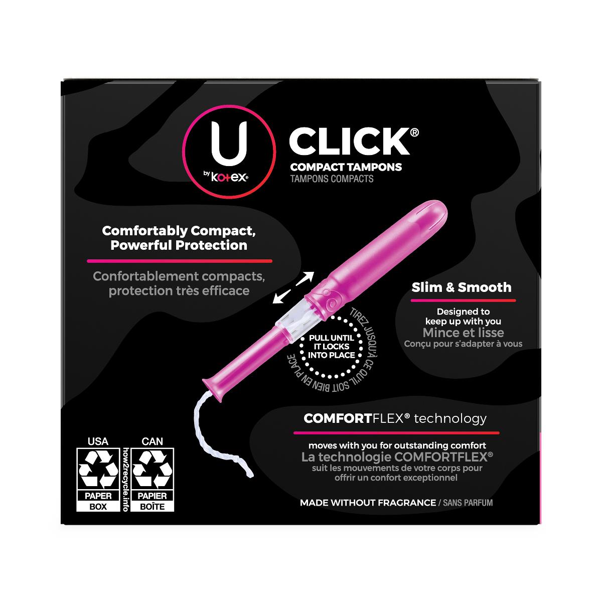 U By Kotex Click Tampons - BeHope