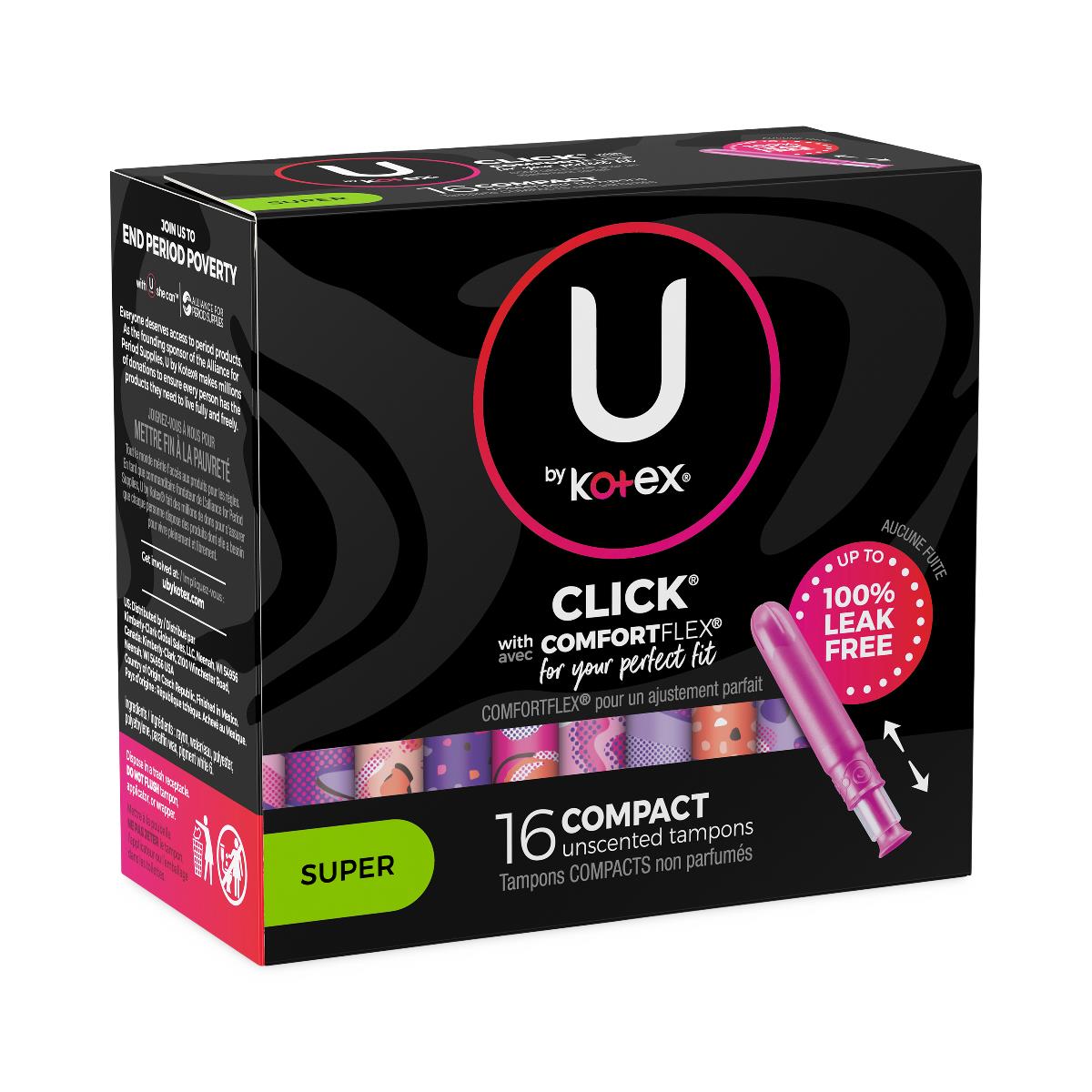U By Kotex Click Tampons - BeHope