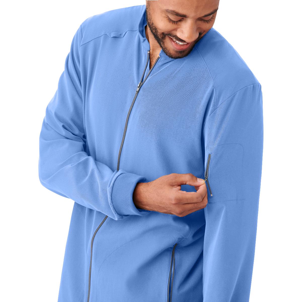 Crosby AVE Men's 3-Pocket Athletic Scrub Jacket (Style 4510)