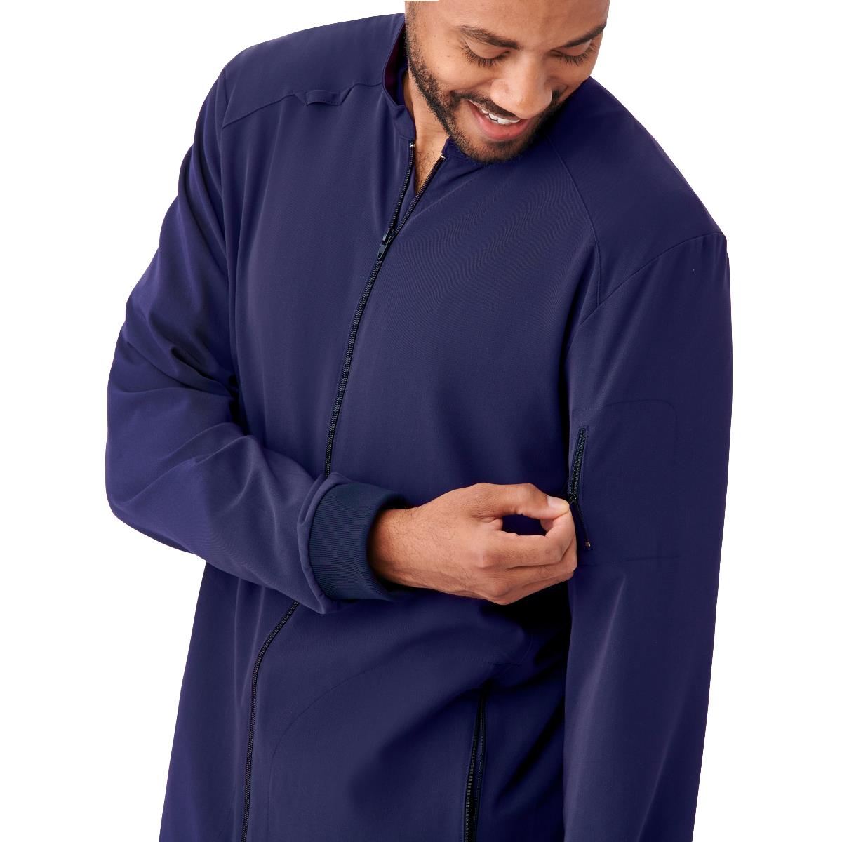 Crosby AVE Men's 3-Pocket Athletic Scrub Jacket (Style 4510)