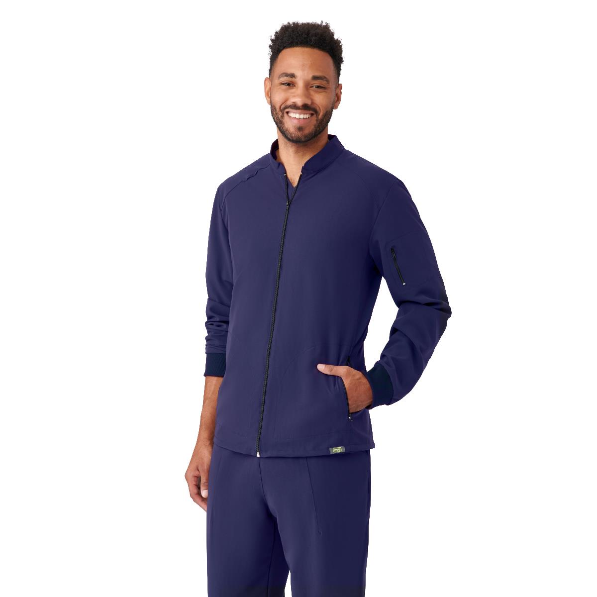 Crosby AVE Men's 3-Pocket Athletic Scrub Jacket (Style 4510)