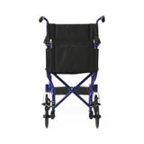 Medline Basic Aluminum Transport Chair with 8" Wheels