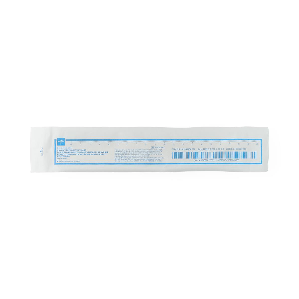 Medline Rayon Tipped OB/GYN Swabs