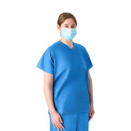 Medline Disposable Unisex V-Neck Scrub Tops (Style 27202)