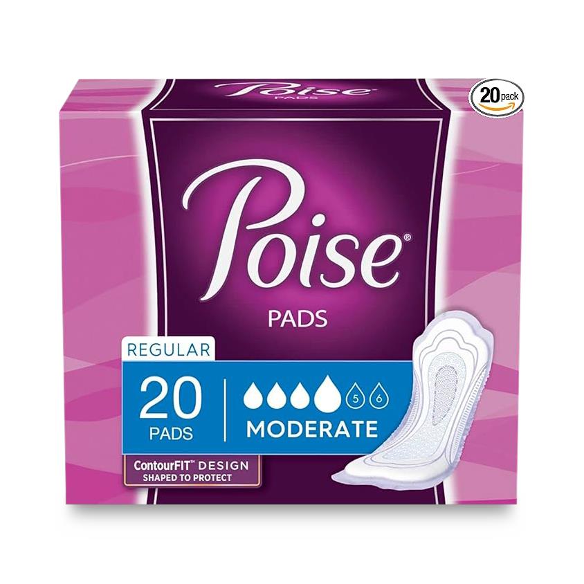 Poise Moderate Absorbency Incontinence Pads