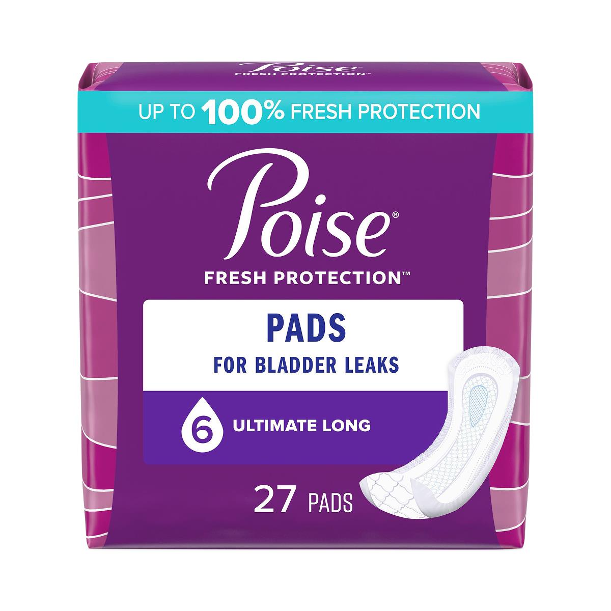 Poise Ultimate Coverage Protection Pads - BeHope