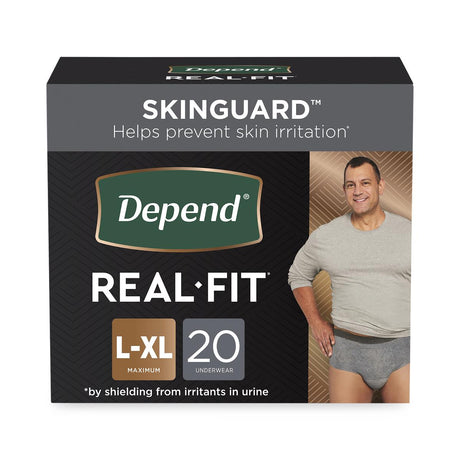 Depend Fit-flex Maximum Absorbency Men's Underwear - BeHope