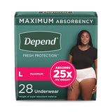 Depend Fresh Protection Incontinence Underwear For Women - BeHope