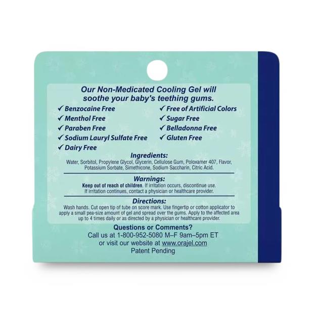 Non-Medicated Gels for Teething Pain Relief