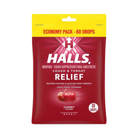 Halls Relief Cough + Sore Throat Drops