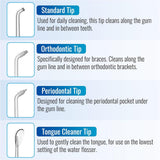 Cordless Water Flosser and Components