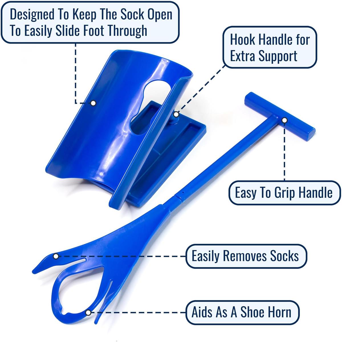 DMI Deluxe No Bend Sock Aid