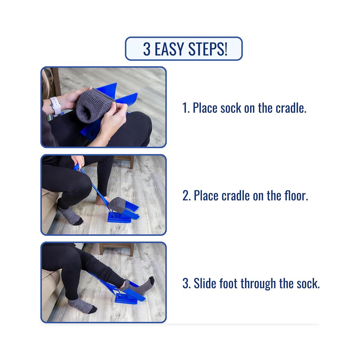 DMI Deluxe No Bend Sock Aid