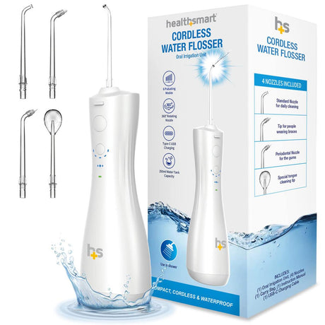 Cordless Water Flosser and Components