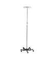 Medline Aluminum Five Leg IV Pole