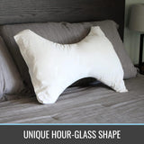 DMI Contoured Hourglass Shaped Neck Pillow
