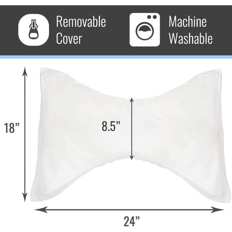 DMI Contoured Hourglass Shaped Neck Pillow