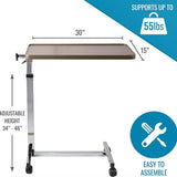 DMI Deluxe Tilt-Top Overbed Table