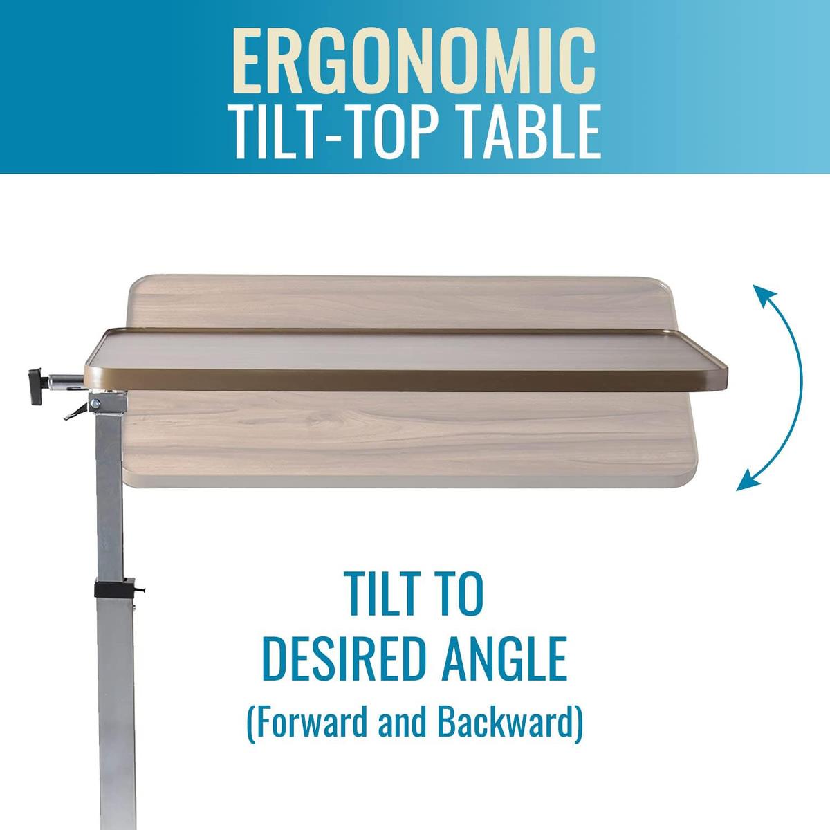 DMI Deluxe Tilt-Top Overbed Table
