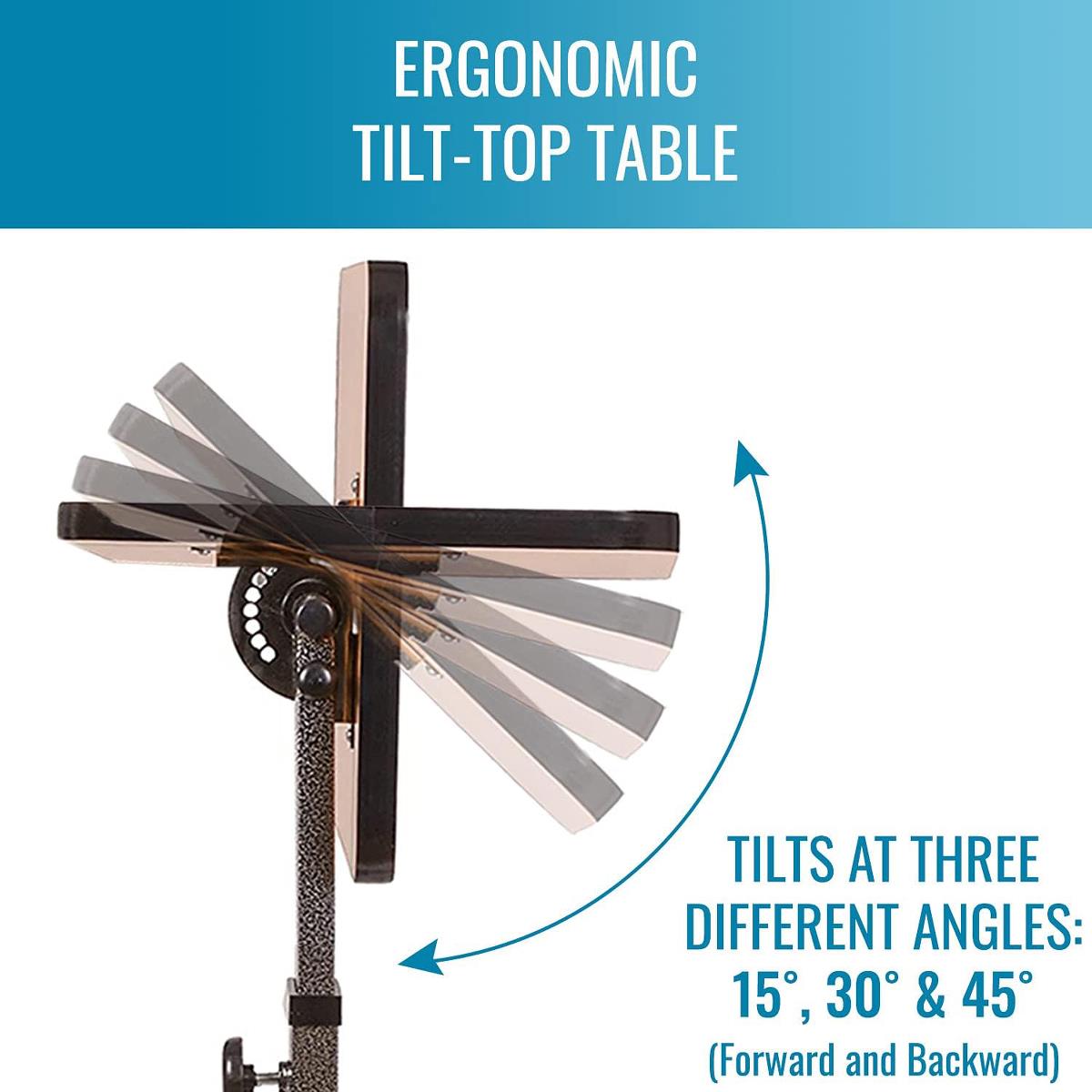 Deluxe Overbed Tilt-top Tables - BeHope