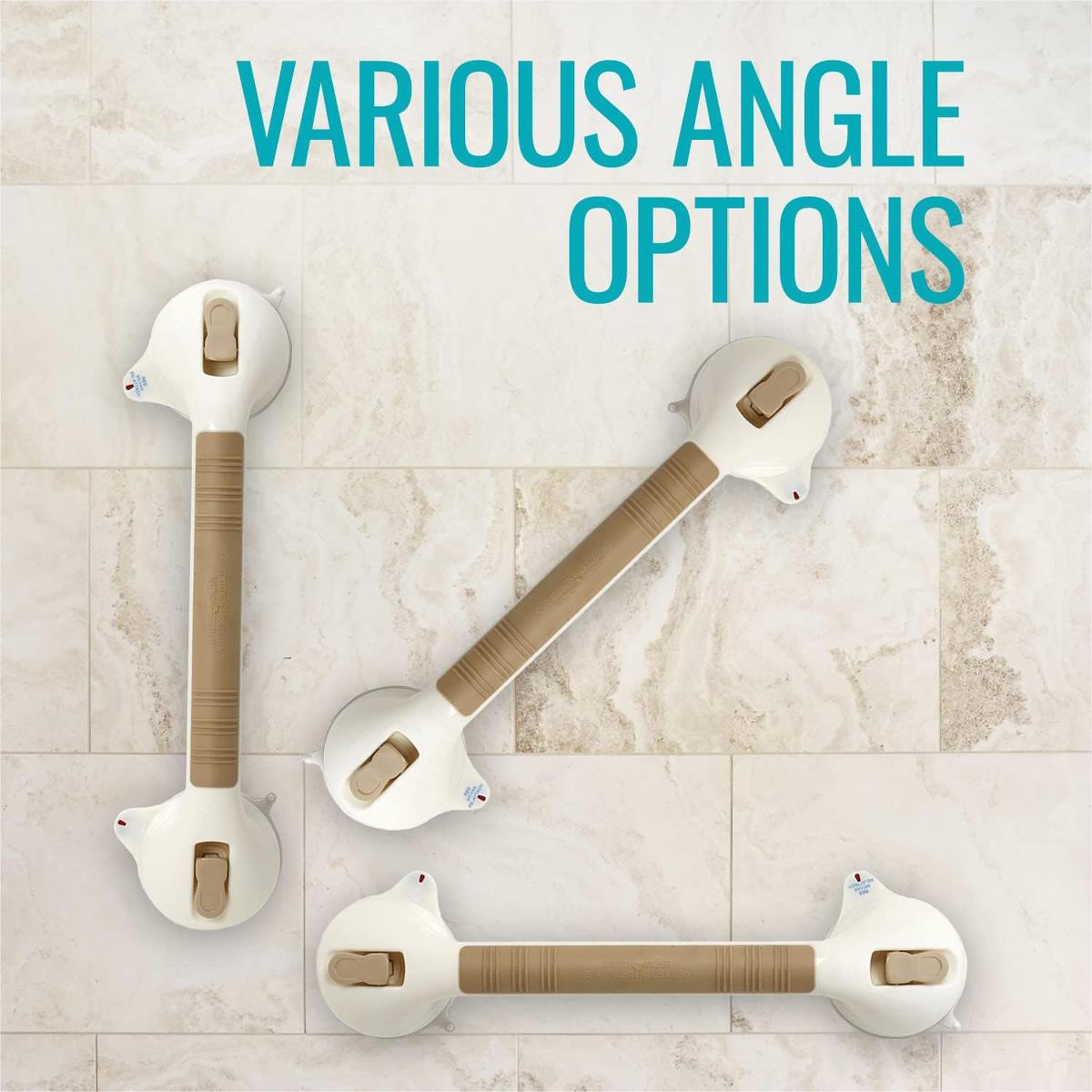 Antimicrobial Suction Cup Grab Bars - BeHope