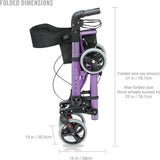 Gateway Aluminum Medical Rollator Walker - BeHope
