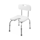 DMI Bath and Shower Chair Bench With U-Shaped Seat
