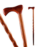 Brazos Twisted Cocobolo Walking Cane - BeHope