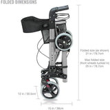 Gateway Aluminum Medical Rollator Walker - BeHope