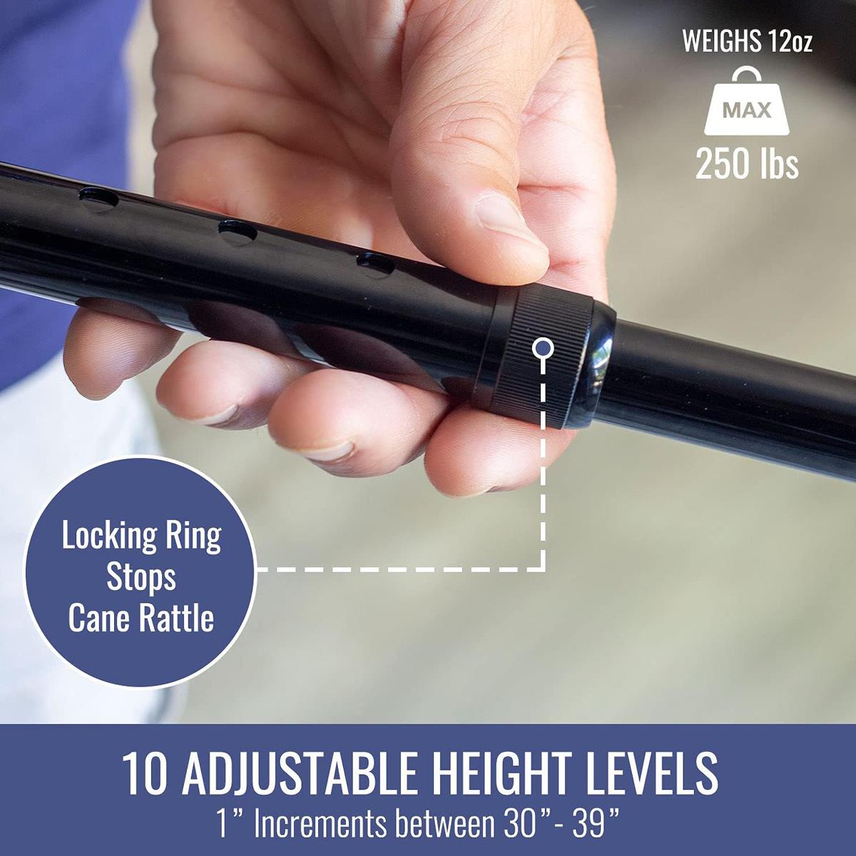 Dmi Lightweight Adjustable Canes - BeHope