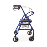 HealthSmart Folding Aluminum Rollator Walkers