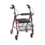 HealthSmart Folding Aluminum Rollator Walkers