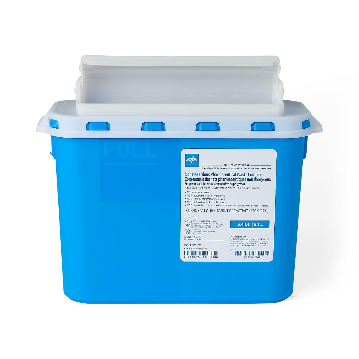 Medline Pharmaceutical Waste Containers